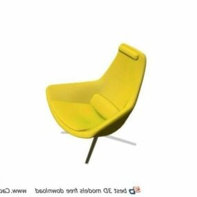 Leisure Lounge Chair Furniture 3d model