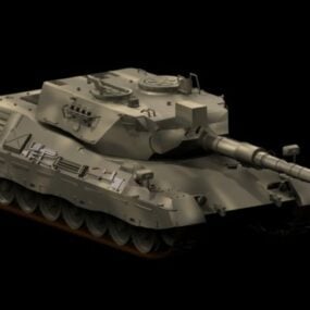 Leopard Main Battle Tank 3d model