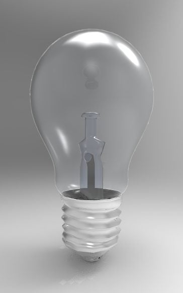 En begivenhed får Voksen Light Bulb Free 3d Model - .Obj - Open3dModel 108738