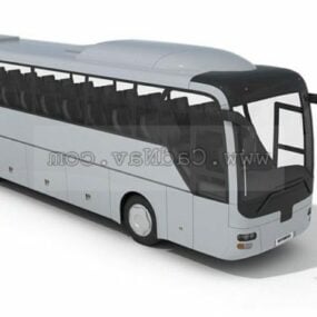 Limousine Bus City Vehicle 3d model