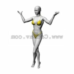 3d-модель жіночого косплей-персонажа Namorita