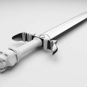 Lion Head Sword 3d model