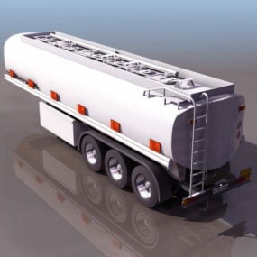 液氢拖车3d模型