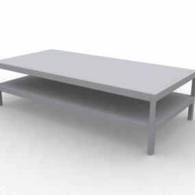 Model 3d Perabot Meja Kopi Ruang Tamu