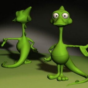 Loch Ness Monster Character 3d-modell