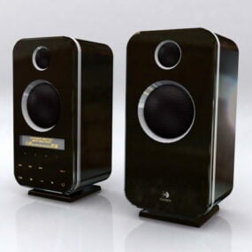 Logitech Z-10 Speakers 3d model