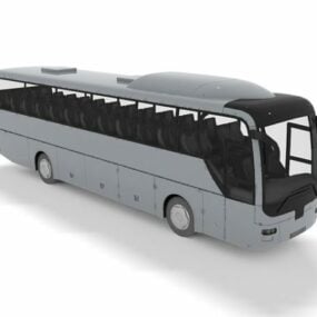 Modello 3d di autobus a lunga percorrenza