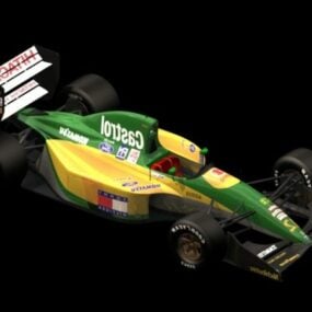 Lotus 107 Racing Car 3d model