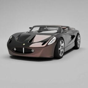 3d модель спортивного автомобіля Lotus Evora
