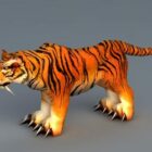 Низкополигональная тигр
