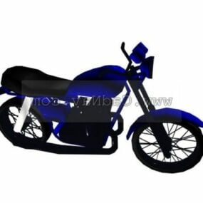 Τρισδιάστατο μοντέλο Low Poly Usa Motorbike