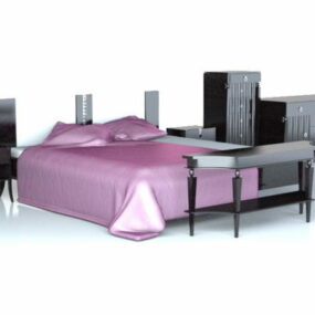 Luxury Bedroom Furniture 3d model