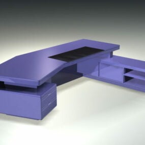 Modelo 3d de mesas executivas de luxo