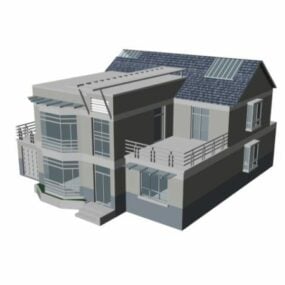 Luxe huis huis 3D-model