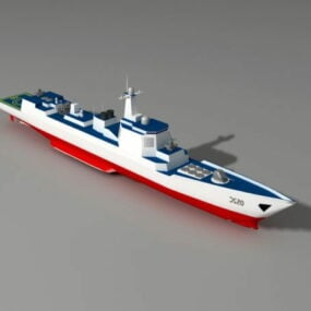 미사일 프리깃 유도 클래스 선박 3d 모델