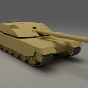 نموذج دبابة M1 أبرامز ثلاثي الأبعاد