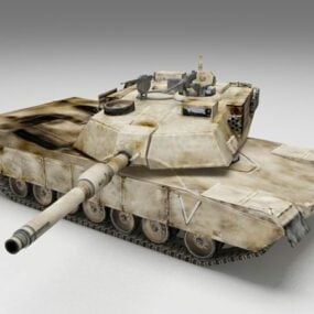 1D model hlavního bojového tanku M3 Abrams