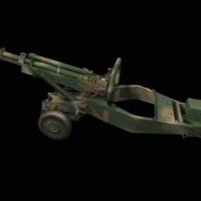 Model 3d Tugu Perang Artileri