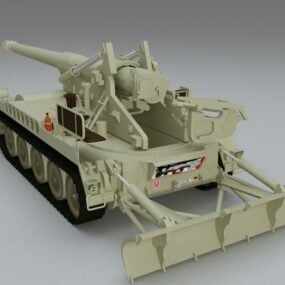 דגם M110 Howitzer 3D