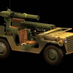 M151a2 Tow Missile Launcher 3D-malli
