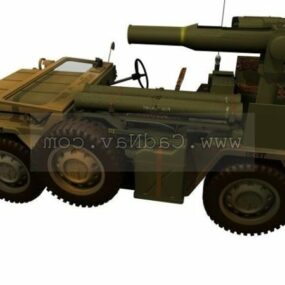 M15a2 antitankmissilfordon 3d-modell