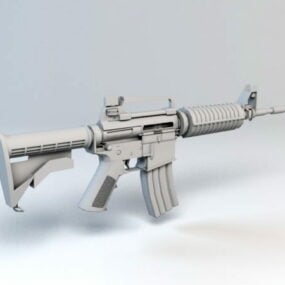 M16 Amerikaans militair geweer 3D-model