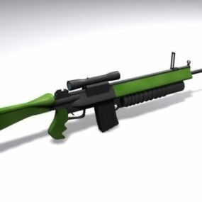 M16 Assault Rifle 3d model