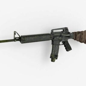 M16a4 Rynnäkkökivääri 3D-malli