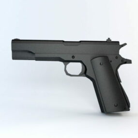 M1911手枪3d模型