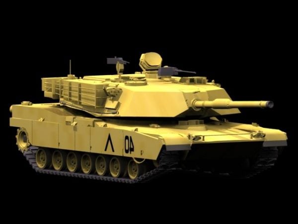 M1a1 Abrams Tank Free 3d Model Max Vray Open3dmodel 126744