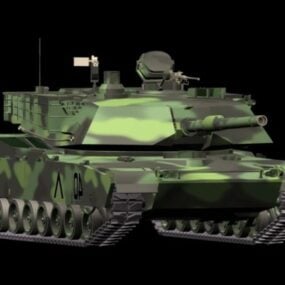 M1a2 Main Battle Tank 3d model