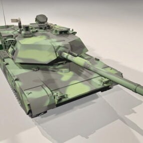 نموذج دبابة M1a2 ثلاثي الأبعاد