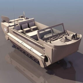 نموذج ثلاثي الأبعاد للمركبة المجنزرة البرمائية M29c Water Weasel