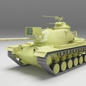M48 Patton Tank 3d malli