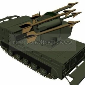 Selbstfahrendes Artilleriefahrzeug M7 Priest 3D-Modell