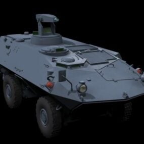3д модель боевой бронированной машины Mowag Piranha