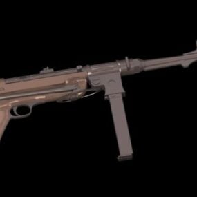 Mp 38 Submachine Gun 3d model