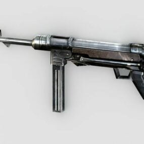 Mp 40 Submachine Gun 3d model