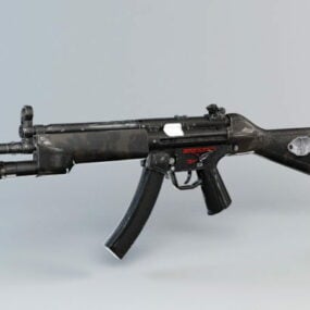 Mp5 Parabellum Submachine Gun 3d model