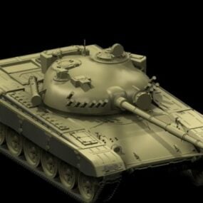 Macedonische T-72a tank 3D-model