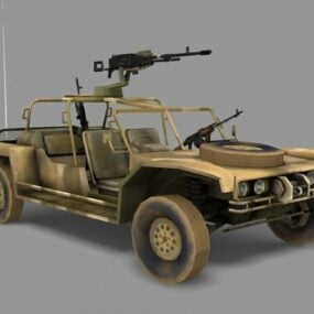 Machine Gun Armored Car 3d model
