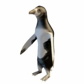 麦哲伦企鹅动物3d模型