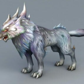 Loup magique modèle 3D