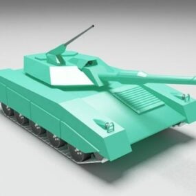 Model 3d Tank Peperangan Utama
