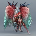 Male Angel Warrior