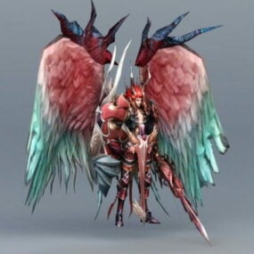 Male Angel Warrior 3d model