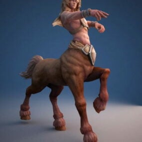 Muž Centaur Rigged 3D model