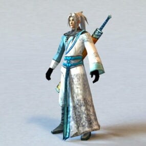 Male Swordsman Concept 3d model
