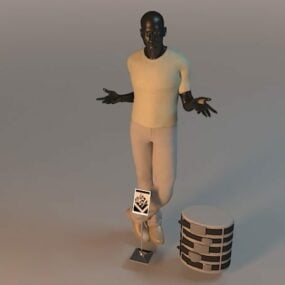 Mužský módní manekýn 3D model