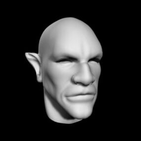 Monster Ear Male Head 3d model